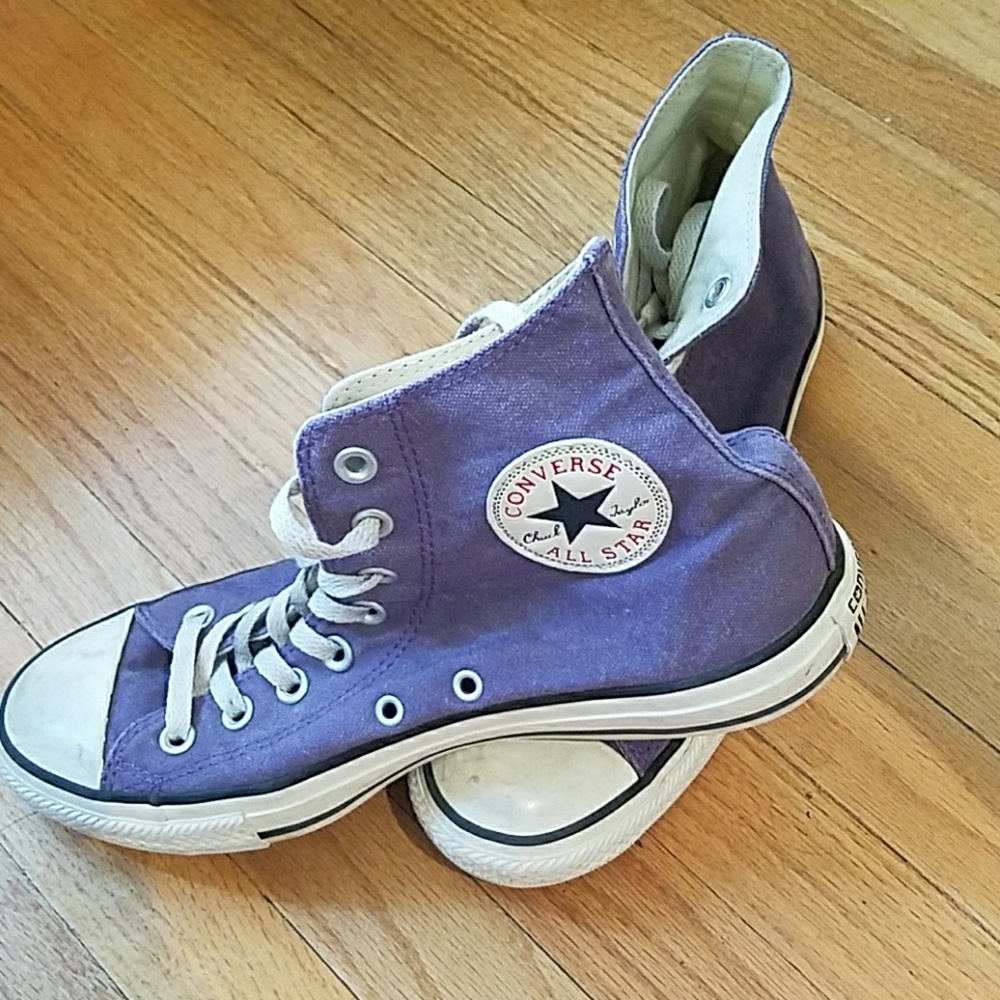 Purple Converse Hightops